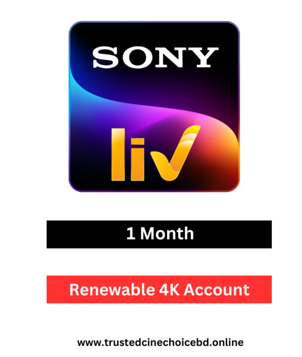 SonyLIV Premium 1 Month Subscription BD