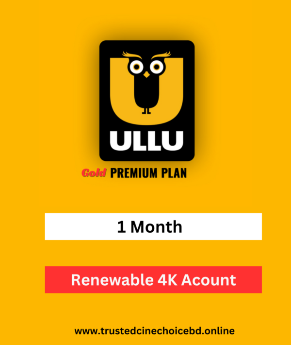 Ullu Premium Subscription 1 Month BD Buy